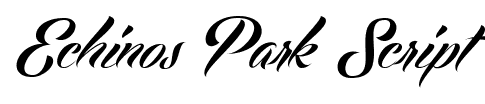 Echinos Park Script font